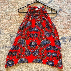 Collective Concepts - Red Flowy Top - Size Small
